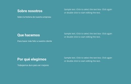 Que Hacemos En Los Negocios: Plantilla HTML5 Profesional Personalizable