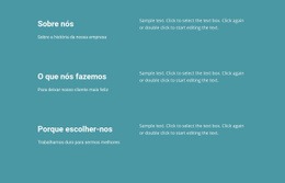 O Que Fazemos Nos Negócios - Modelos De Sites