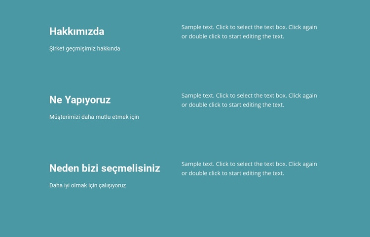 İş hayatında ne yapıyoruz CSS Şablonu