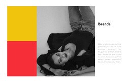 Premium Homepage Design For Young Promising Brand