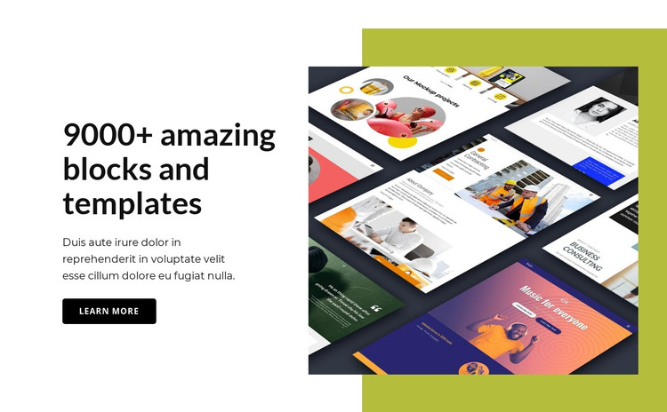 9000+ templates HTML Template