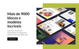 Mais De 9000 Modelos - Página De Destino Pronta Para Uso