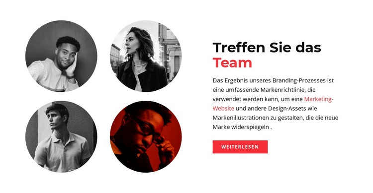 SMM-Team Website Builder-Vorlagen