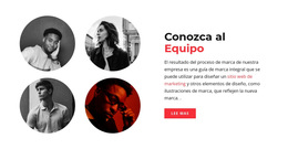 Equipo De SMM - Plantilla De Página De Destino