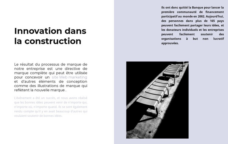 Développement de la technologie Maquette de site Web