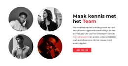 Pagina-HTML Voor SMM-Team