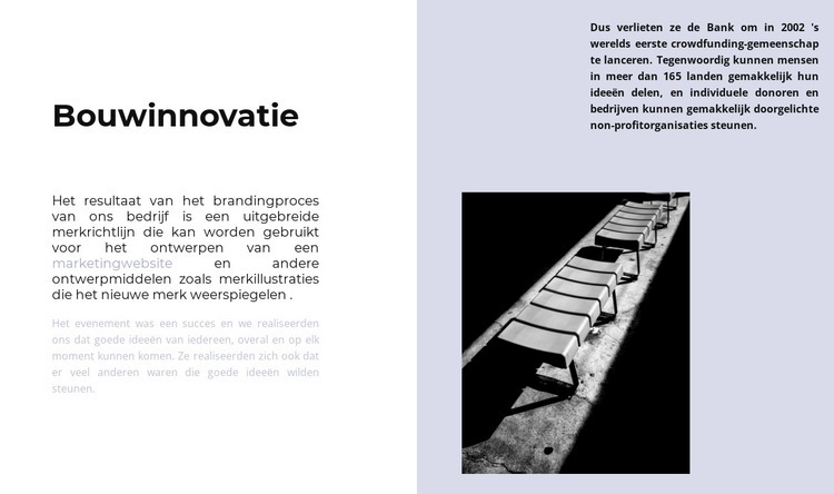 Technologische ontwikkeling Website mockup