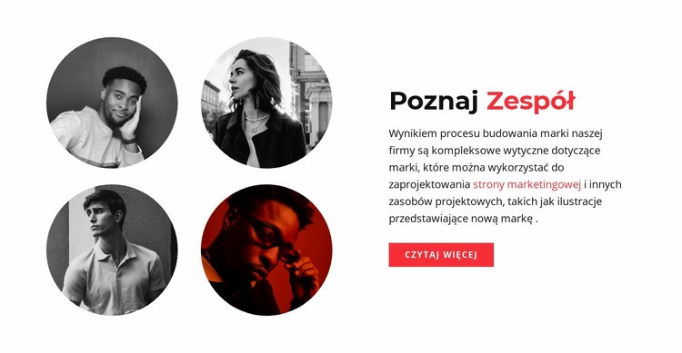 Zespół SMM Szablony do tworzenia witryn internetowych