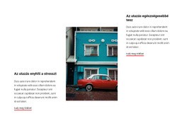 Olaszország Utcái - Webfejlesztési Sablon