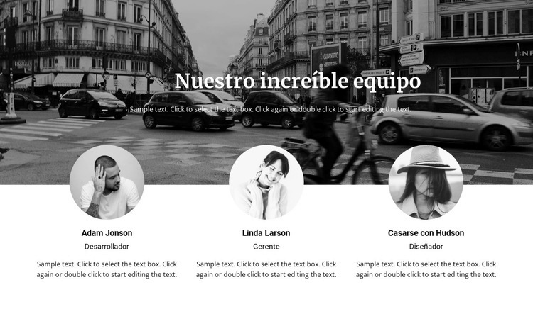 Equipo asistente Plantilla HTML5