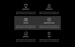 Elenco Con Caratteristiche Aziendali - Modello Web