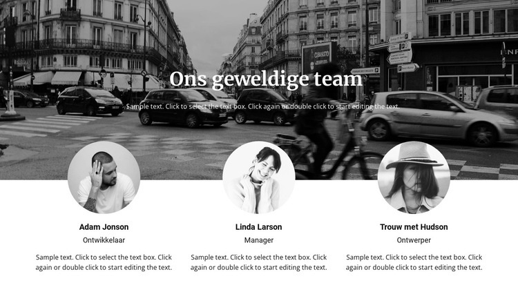 Assistent team HTML5-sjabloon