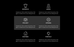 Lista Z Funkcjami Biznesowymi - Szablon Internetowy