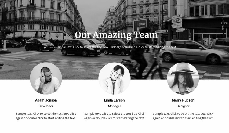 Assistant team Squarespace Template Alternative