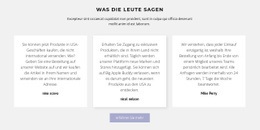 Drei Textfelder Mit Schatten – Anpassbare Professionelle HTML5-Vorlage