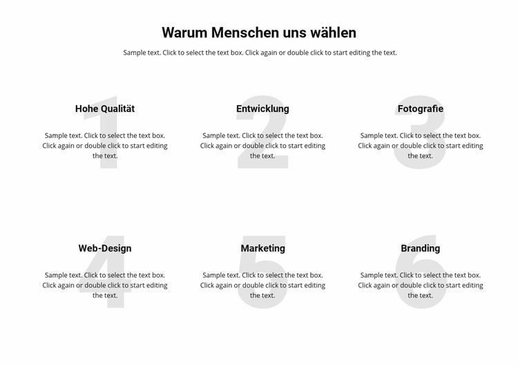 Unsere Erfolge sind unser Stolz Landing Page