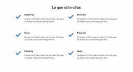 Lo Que Obtendrás - Creador De Sitios Web Personalizados