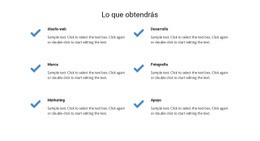 Lo Que Obtendrás - HTML Web Page Builder