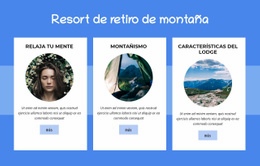Resort De Retiro De Montaña - Diseño Sencillo