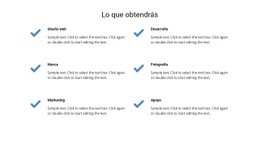 Lo Que Obtendrás: Página De Destino Moderna