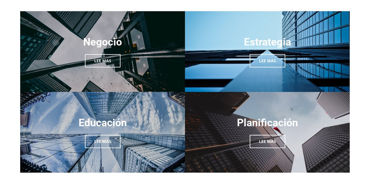 Arquitectura empresarial Plantilla de sitio web