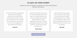 Trois Zones De Texte Avec Ombre - Design HTML Page Online