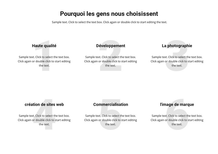 Nos succès sont notre fierté Maquette de site Web