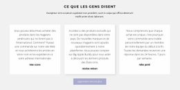 Trois Zones De Texte Avec Ombre – Modèles En Ligne