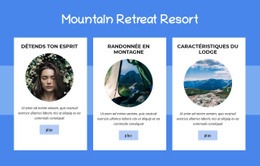 Thème HTML5 Pour Mountain Retreat Resort
