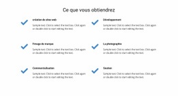 Ce Que Vous Obtiendrez - Modèle HTML5 Simple