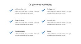 Ce Que Vous Obtiendrez : Thème D'Une Page