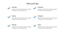 What you'll get - Html Code Example by Nicepage