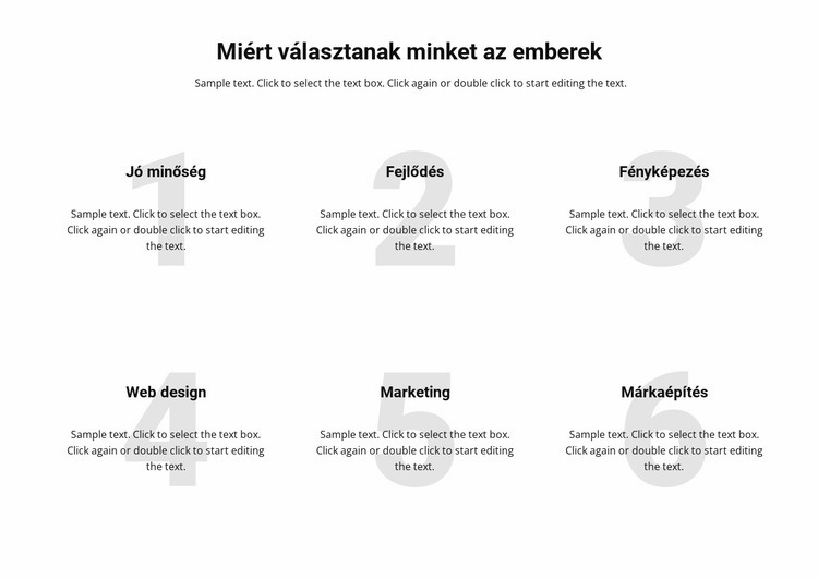 A sikereink a büszkeségünk HTML Sablon