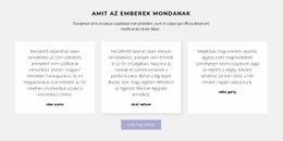 Három Szövegdoboz Árnyékkal – Online Sablonok