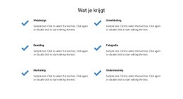 Wat Je Krijgt - HTML Web Page Builder