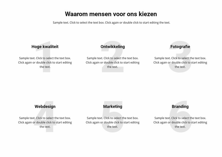 Onze successen zijn onze trots Html Website Builder