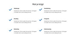 Wat Je Krijgt - Één Paginathema