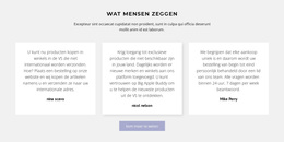 Multifunctioneel WordPress-Thema Voor Drie Tekstvakken Met Schaduw