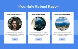 Mountain Retreat Resort - Eenvoudig Ontwerp