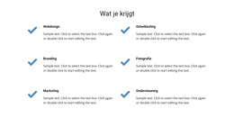 Wat Je Krijgt - Websitesjabloon Gratis Downloaden