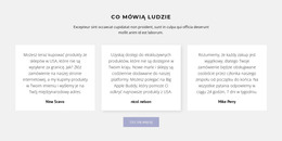 Trzy Pola Tekstowe Z Cieniem – Szablon HTML5