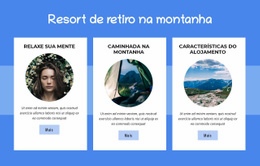 Resort De Retiro Na Montanha - Design Simples