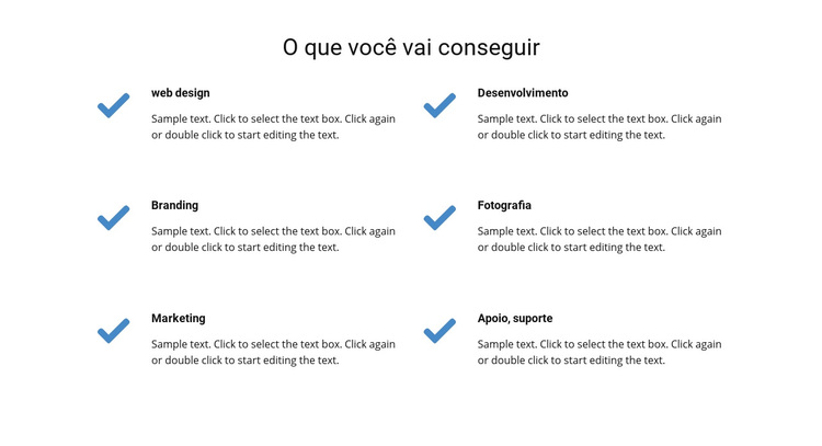 O que você vai conseguir Tema WordPress