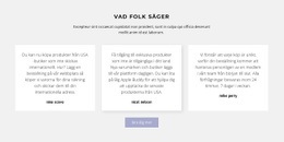 Tre Textrutor Med Skugga - HTML5-Mall