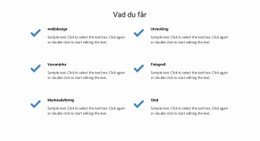 Vad Du Får - Webbplatsmall Gratis Nedladdning