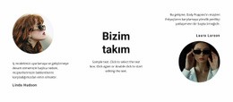 İki Stilistten Oluşan Ekip - Site Modeli