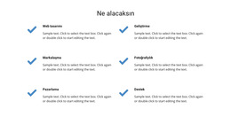 Ne Alacaksın - Web Sitesi Şablonu Ücretsiz Indir