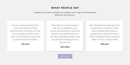 Multipurpose WordPress Theme For Three Text Boxes With Shadow
