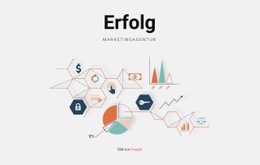 Responsive Webvorlage Für Erfolgsgeschichten