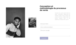 Formulaire De Contact Pour Consultation - Thème WordPress Réactif
